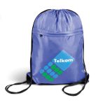 Northstar 210D Drawstring Bag- Black