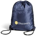 Northstar 210D Drawstring Bag- Black