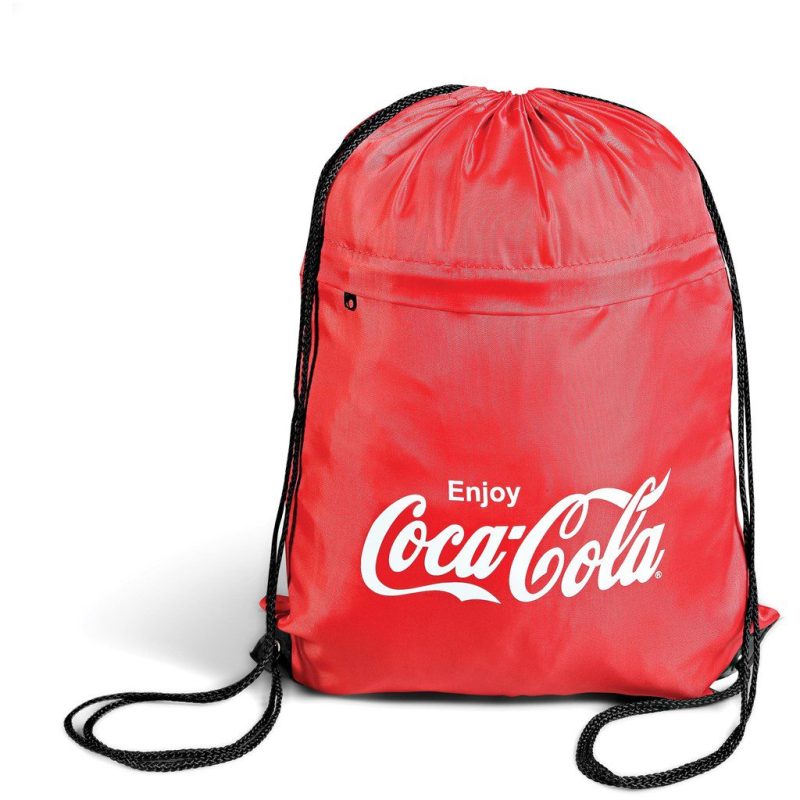 Northstar 210D Drawstring Bag- Black