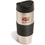 Ridge Stainless Steel & Plastic Double-Wall Tumbler - 450ml- Black
