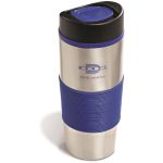 Ridge Stainless Steel & Plastic Double-Wall Tumbler - 450ml- Black