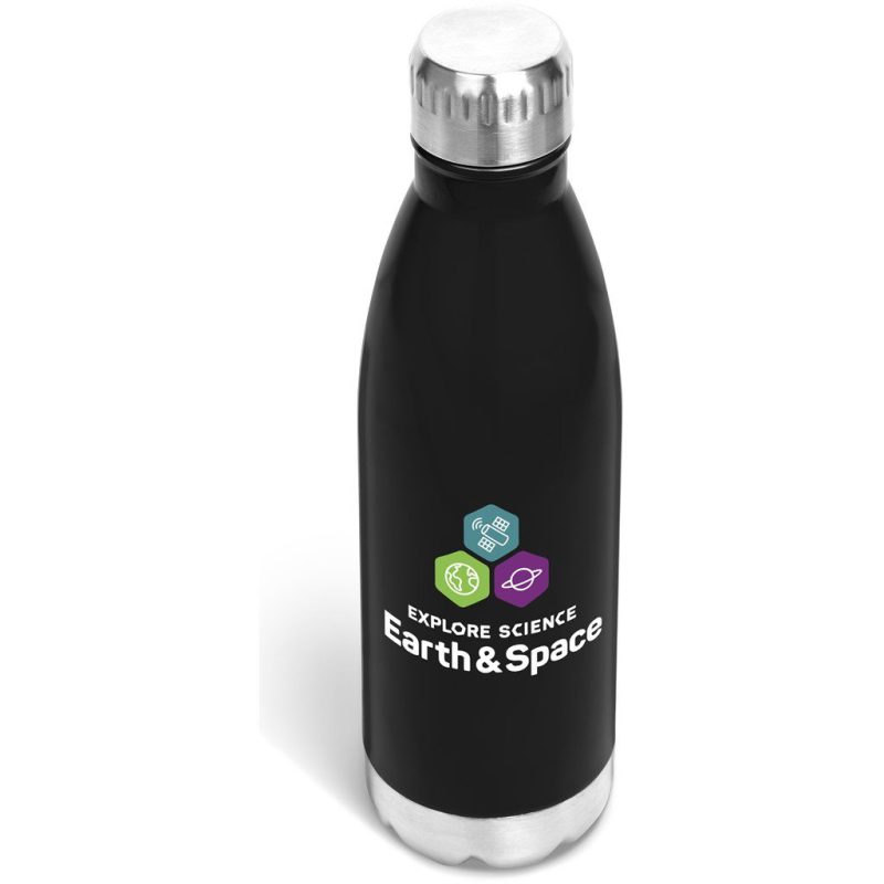 Omega Stainless Steel Water Bottle - 700ml- Black