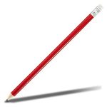 Altitude Basix Wooden Pencil - Red- Red