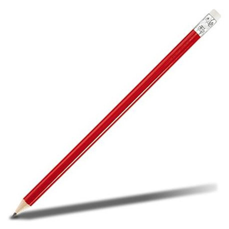 Altitude Basix Wooden Pencil - Red- Red