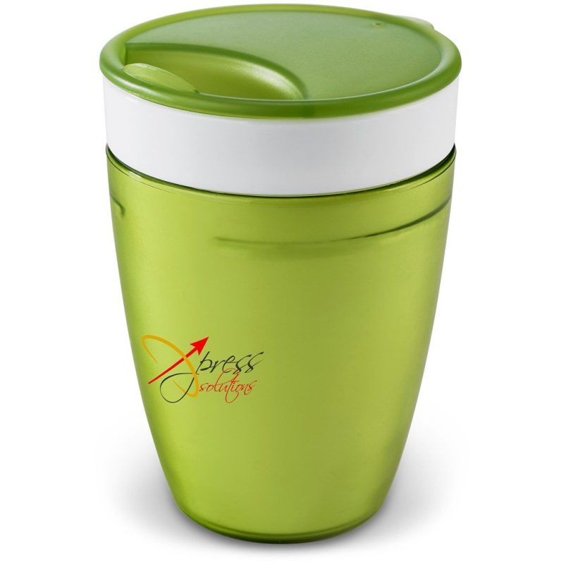 Altitude Manhattan Plastic Double-Wall Tumbler - 300ml- Blue