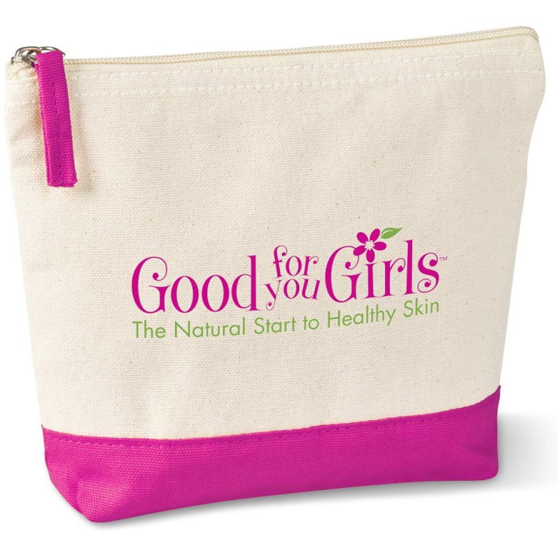 Kooshty Q Cotton Cosmetic Bag- Black