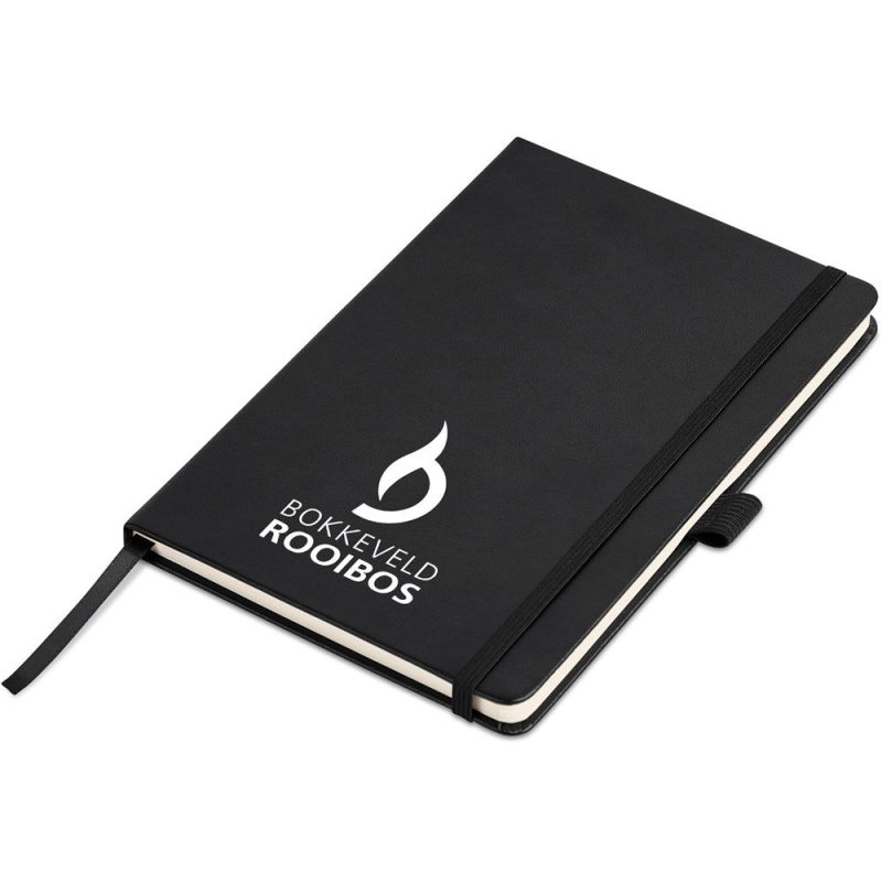 Black Stanford A5 Hard Cover Notebook
