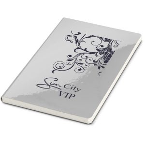 Reflections A5 Soft Cover Notebook - Silver- Silver