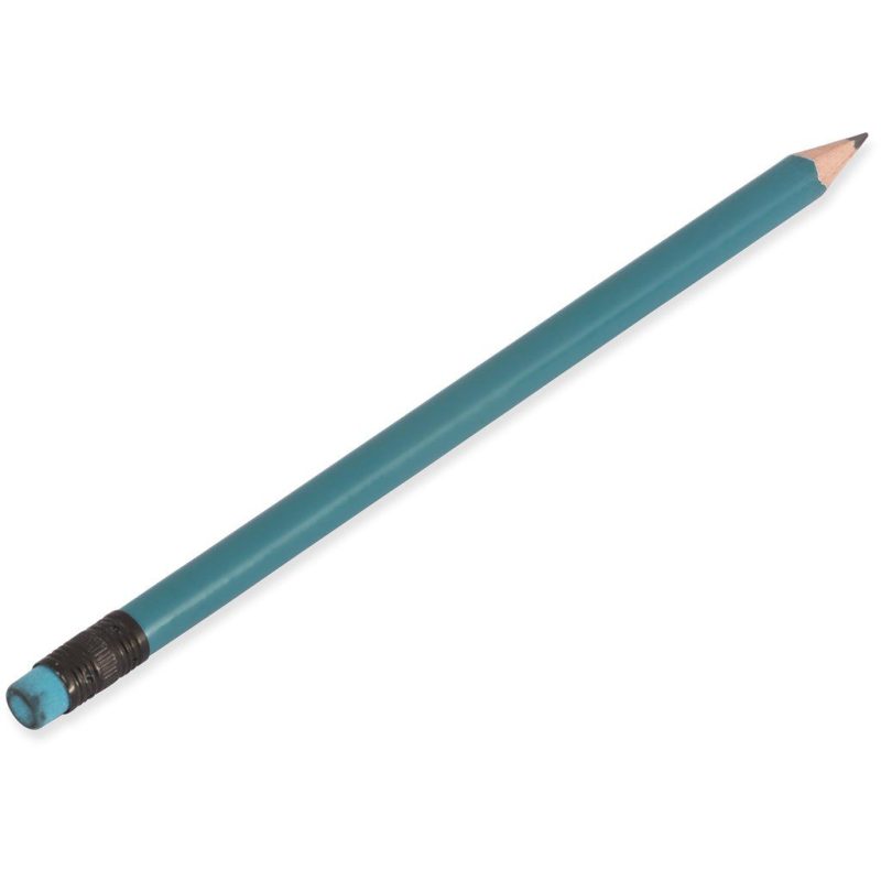Brainiac Wooden Pencil - Turquoise- Turquoise