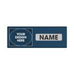 Clear Reusable Name Badges
