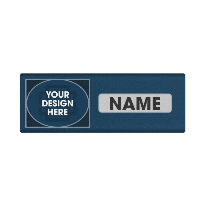 Clear Reusable Name Badges