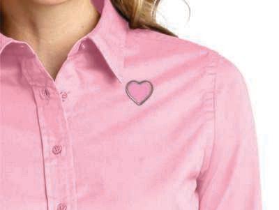 Custom Heart Lapel Badges Custom Heart Lapel Badges