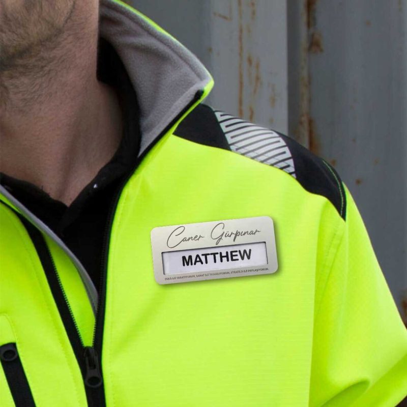 Metal Reusable Name Badges Metal Reusable Name Badges