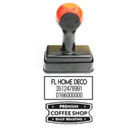 DUO Custom Hand Stamps 28x43mm DUO Custom Hand Stamps