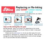 How to replace shiny ink pad