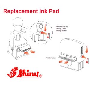 How to replace shiny ink pad