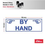 Shiny 38x14mm Stock Stamp - By Hand