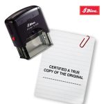 Shiny 38x14mm Stock Stamp - Certified Original