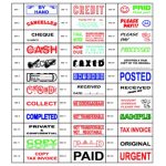 Shiny S-842 Stock Stamp Range