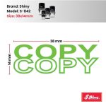 Shiny 38x14mm Stock Stamp - Copy Copy