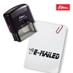 Shiny 38x14mm Stock Stamp - Emailed Icon