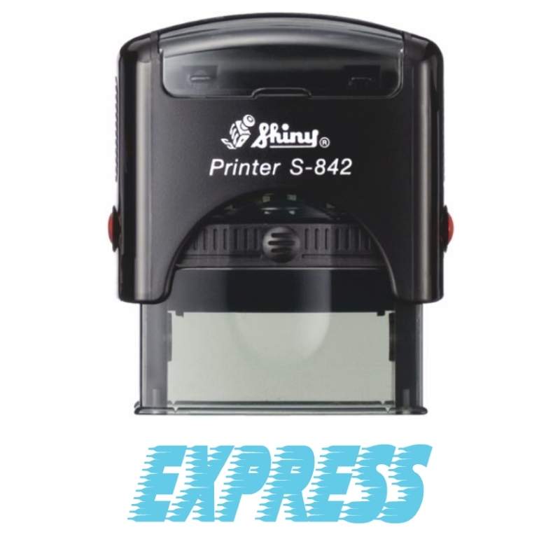 Shiny 38x14mm Stock Stamp - Express Shiny 38x14mm Stock Stamp - Express