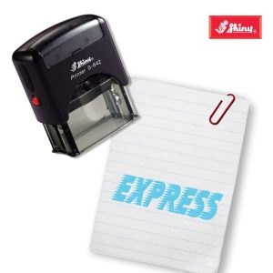 Shiny 38x14mm Stock Stamp - Express