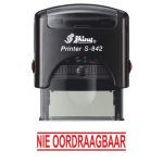 Shiny 38x14mm Stock Stamp - Nie Oordraagbaar