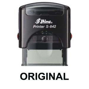 Shiny 38x14mm Stock Stamp - Original