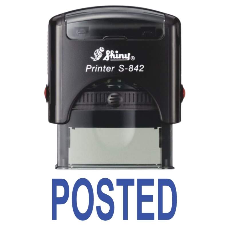 Shiny 38x14mm Stock Stamp - POSTED Shiny 38x14mm Stock Stamp - POSTED (2)