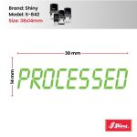 Shiny 38x14mm Stock Stamp - PROCESSED