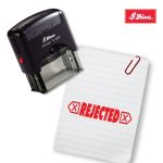 Shiny 38x14mm Stock Stamp - Rejected