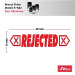 Shiny 38x14mm Stock Stamp - Rejected