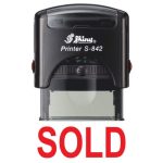 Shiny 38x14mm Stock Stamp - SOLD