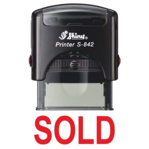 Shiny 38x14mm Stock Stamp - SOLD