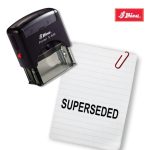 Shiny 38x14mm Stock Stamp - SUPERSEDED (2)