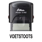 Shiny 38x14mm Stock Stamp - Voetstoots