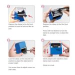 Shiny DIY Stamp Instructions