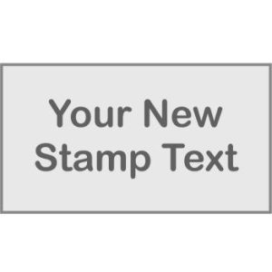25x70mm Standard Stamp - Text Replace - Text Replace Only