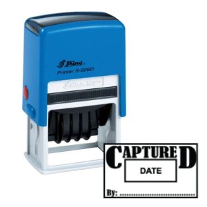 Shiny S-826 Stock Dater Stamp Captured By