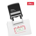 Shiny S-826 Stock Dater Stamp Paid By