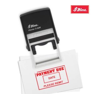 Shiny S-826 Stock Dater Stamp Payment Due