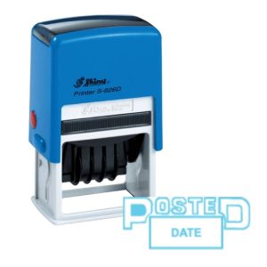 Shiny S-826 Stock Dater Stamp Posted