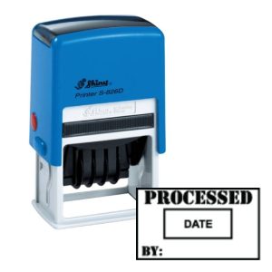 Shiny S-826 Stock Dater Stamp Processed