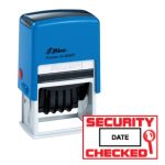 Shiny S-826 Stock Dater Stamp Security Checked