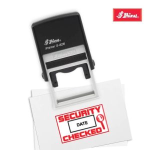 Shiny S-826 Stock Dater Stamp Security Checked