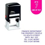 Shiny S-827 Custom Stamp 50x30mm