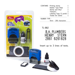 Shiny TL-882 DIY Textile Stamp 38x14mm