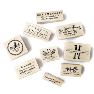 Shiny Wooden stamps