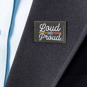 custom made Rectangle Lapel Badges